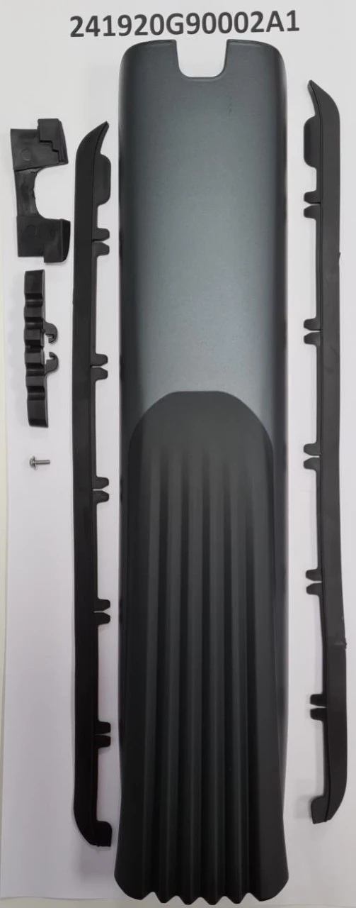 Giant E Fully Akku Cover grau schwarz matt Rahmen Cover (Trance E+, Stance E+)