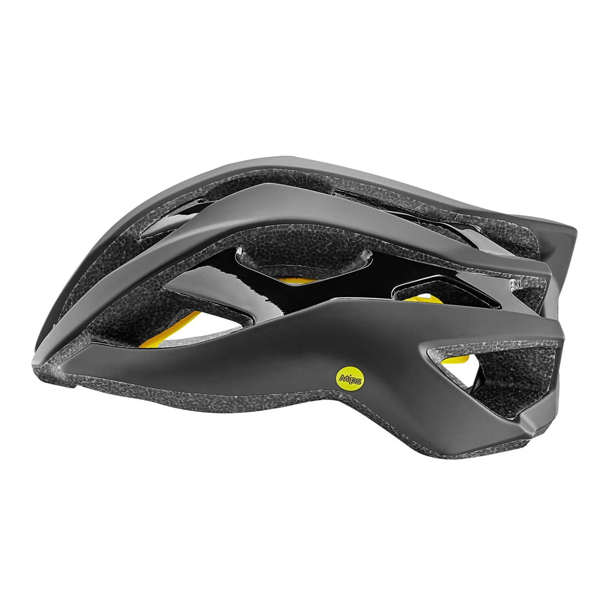 Rev MIPS Helm - Metallic Silber/Mattschwarz